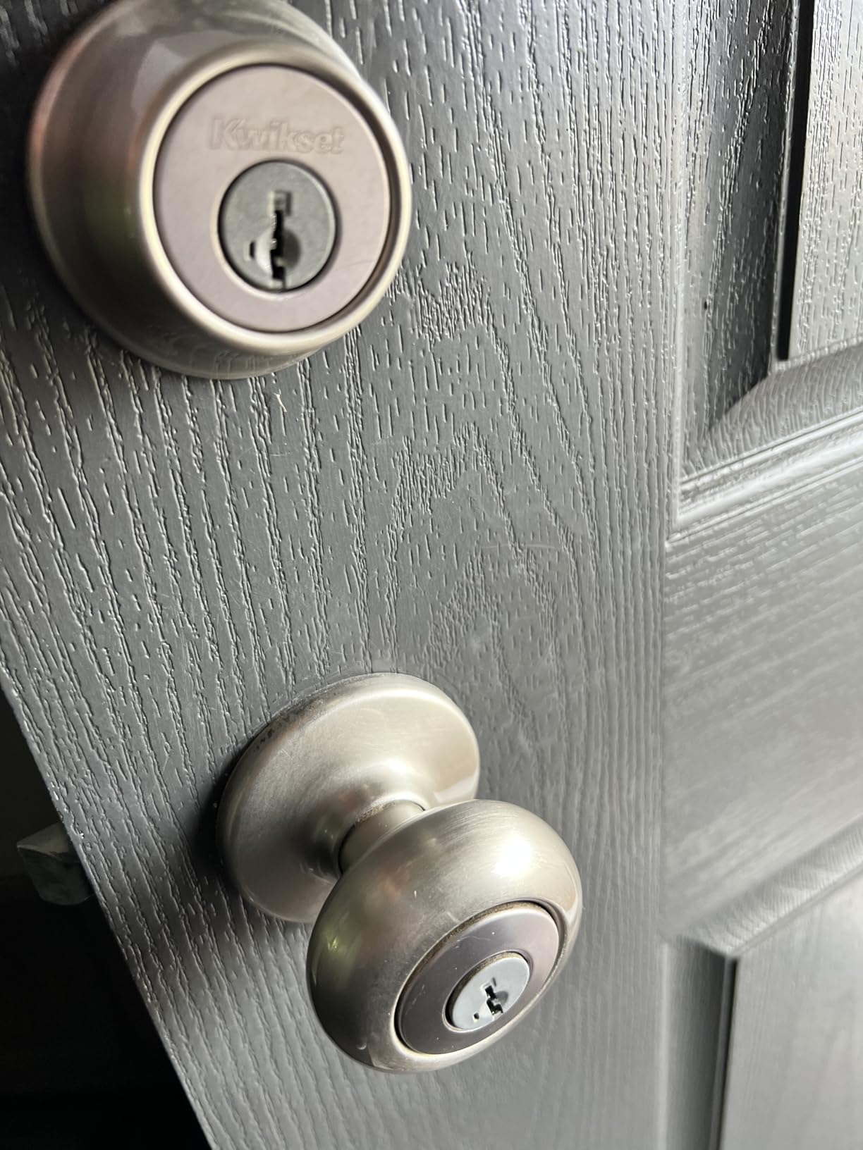 Veise VE027-L WiFi Smart Lock with Handles Set for Front Door, Matte Black | Remote APP Control, Fingerprint Voice & Fob Unlock, Touchscreen Keyless Entry Door Lock with Lever, No Hub Need, Auto Lock customer photo 2