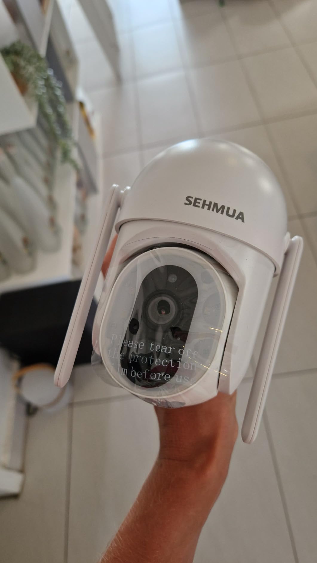 SEHMUA Security Cameras Wireless Outdoor (4-cam-kit), No Subscription Fee | 64GB Built-in Storage, 360° PTZ Coverage, 4MP Live Video, Color Night Vision, Instant Alerts, Solar Security Camera System customer photo 1