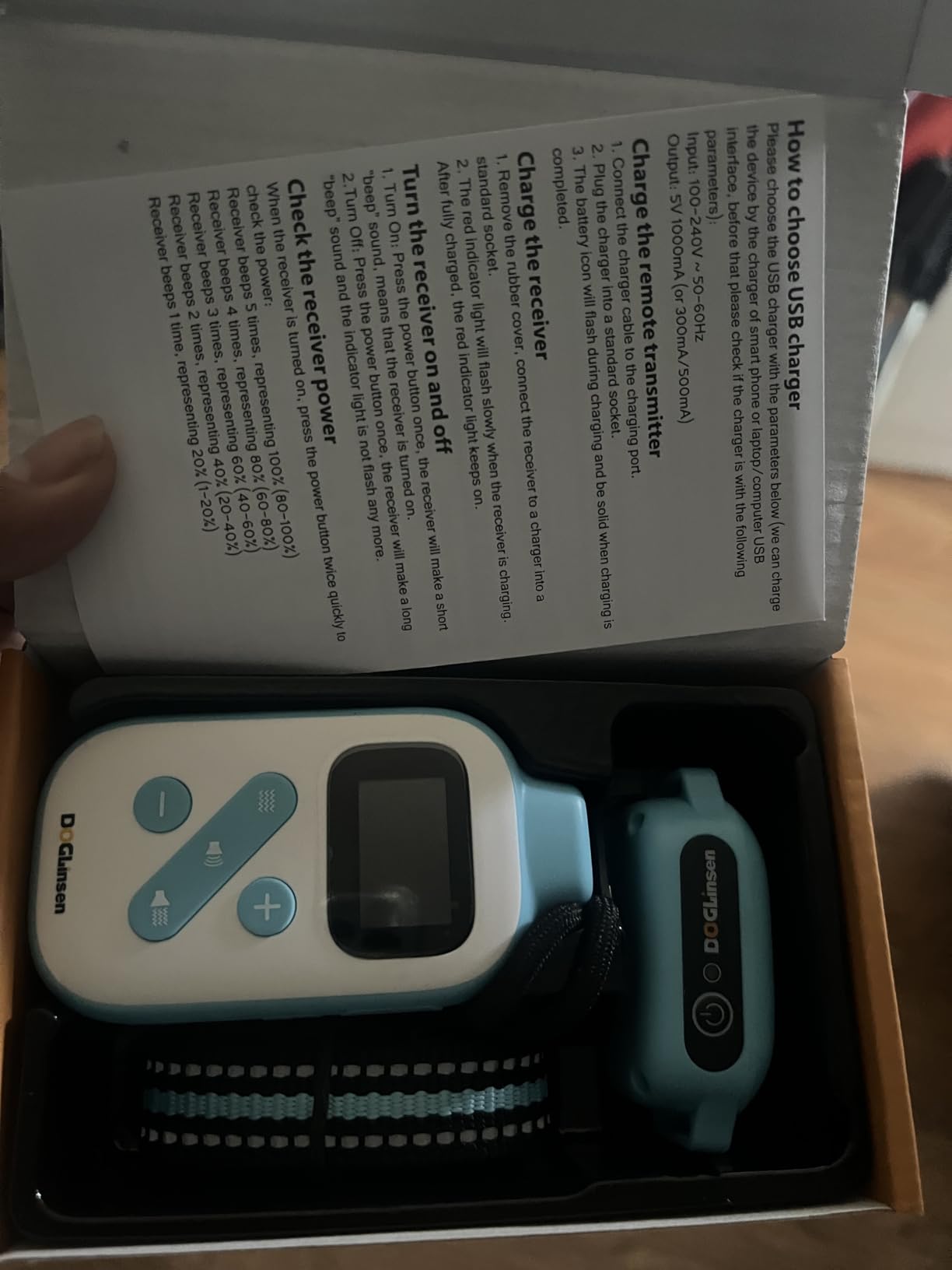 No Shock Dog Training Collar, Beep and Vibrating Dog Collar with Remote 2800Ft, Vibration Collar for Small Medium Large Dogs - No Prongs customer photo 1