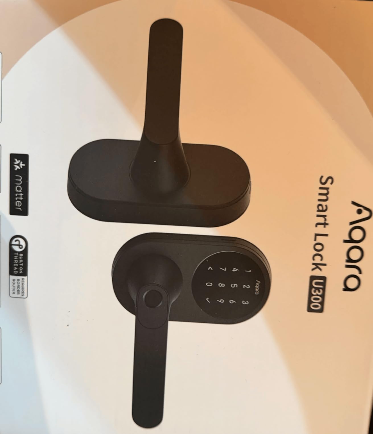 Aqara Smart Lock with Handle U300, Apple Home Key, Smart Lever Lock, Silver customer photo 2