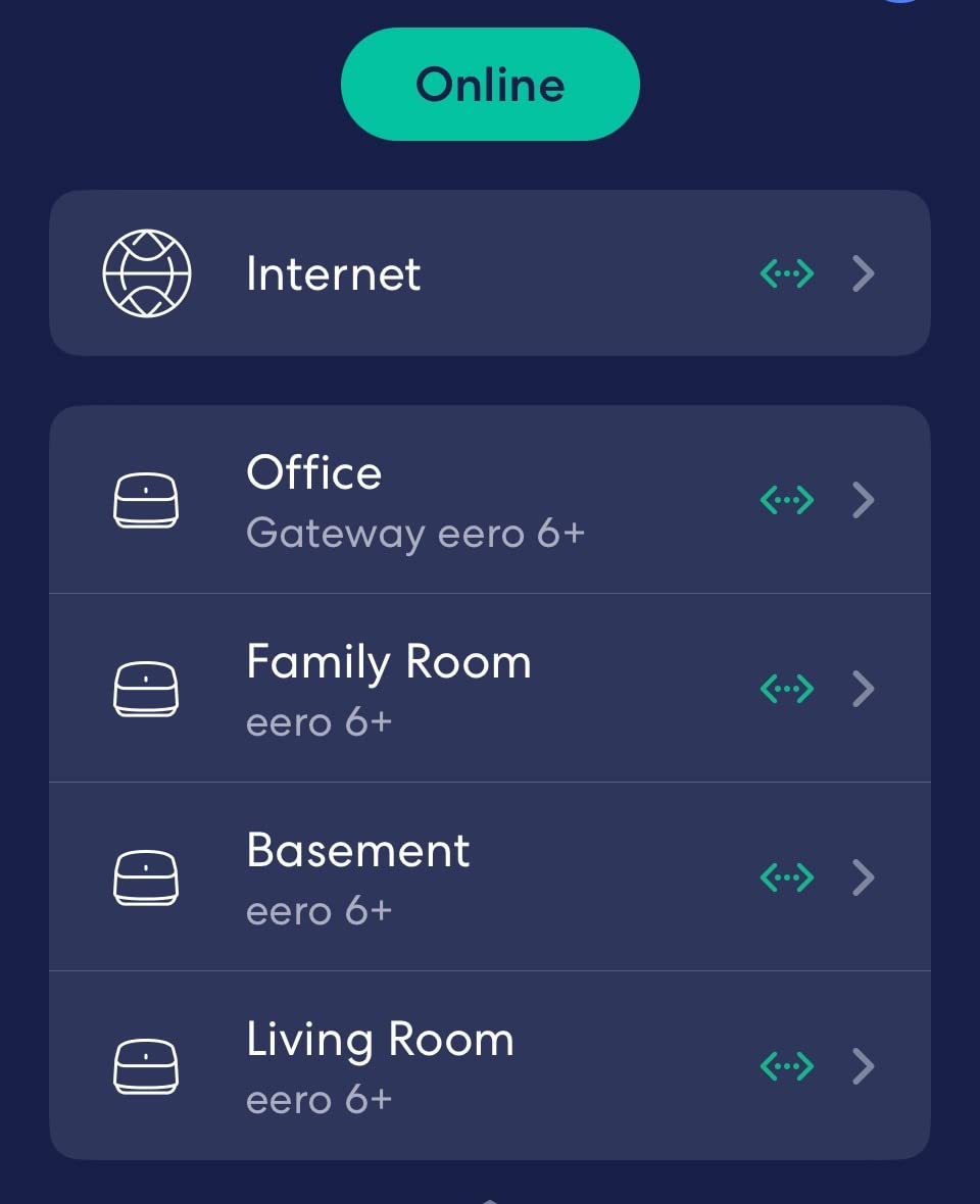 Amazon eero 6 mesh wifi system - Supports speeds up to 900 mbps, Coverage up to 4,500 sq. ft., Connect 75+ Devices, 3-pack (3 routers) customer photo 1
