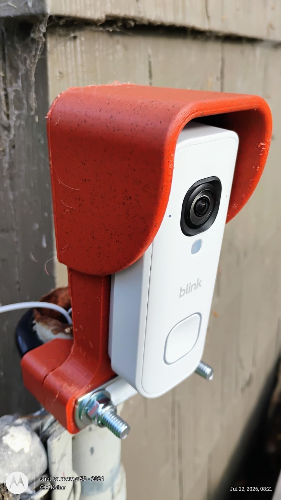Blink Wired Doorbell 2K+ (newest model) - Head-to-Toe 2K video doorbell, continuous hardwired power, pair with Alexa or Blink Chime (sold separately) required for in-home alerts customer photo 1