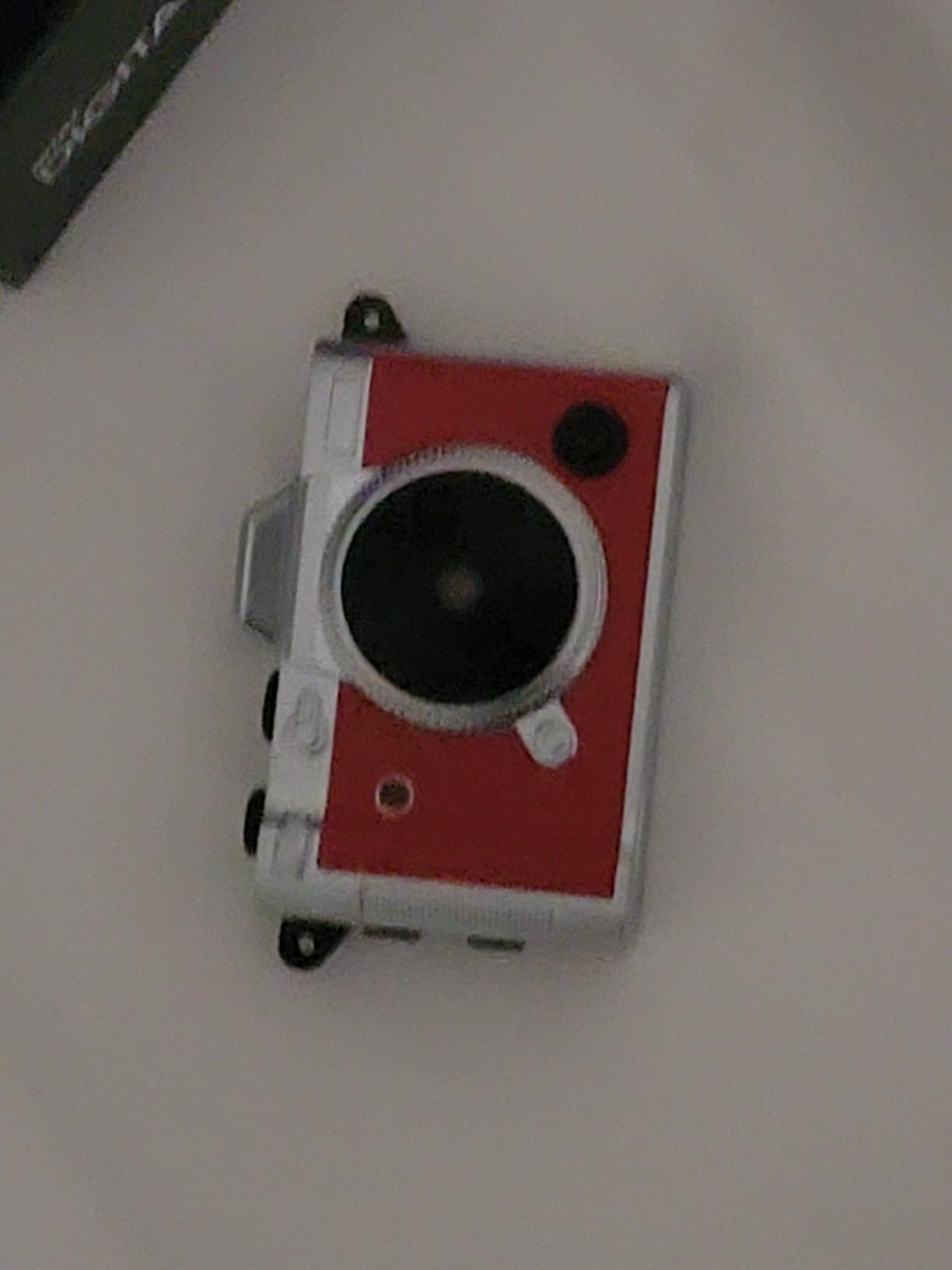 Retro Mini Digital Camera Keychain, 2K HD, 16GB Card, Red | Leather-Wrapped Zinc Alloy Body, 2MP Photos, Built-In Flash, 6 Color Filters, OTG Transfer, For Travel, Vlogging And Memories customer photo 1