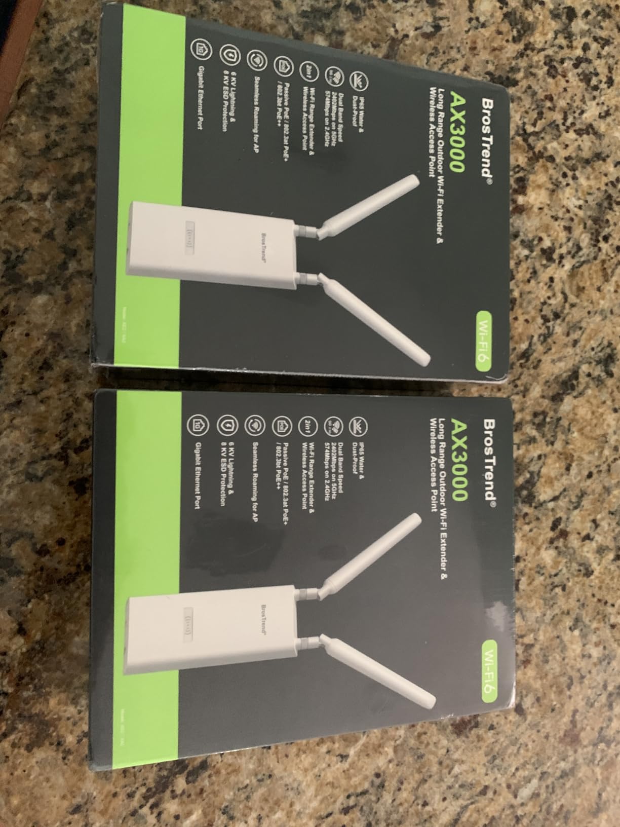 BrosTrend AX3000 Outdoor WiFi Extender Long Range, WiFi 6, Gigabit PoE WPA3 | Dual Band High Gain Antenna, IP65 Weatherproof WiFi Booster Compatible Starlink, Yard, Farm, RV etc. ESD Lightning Protection customer photo 2
