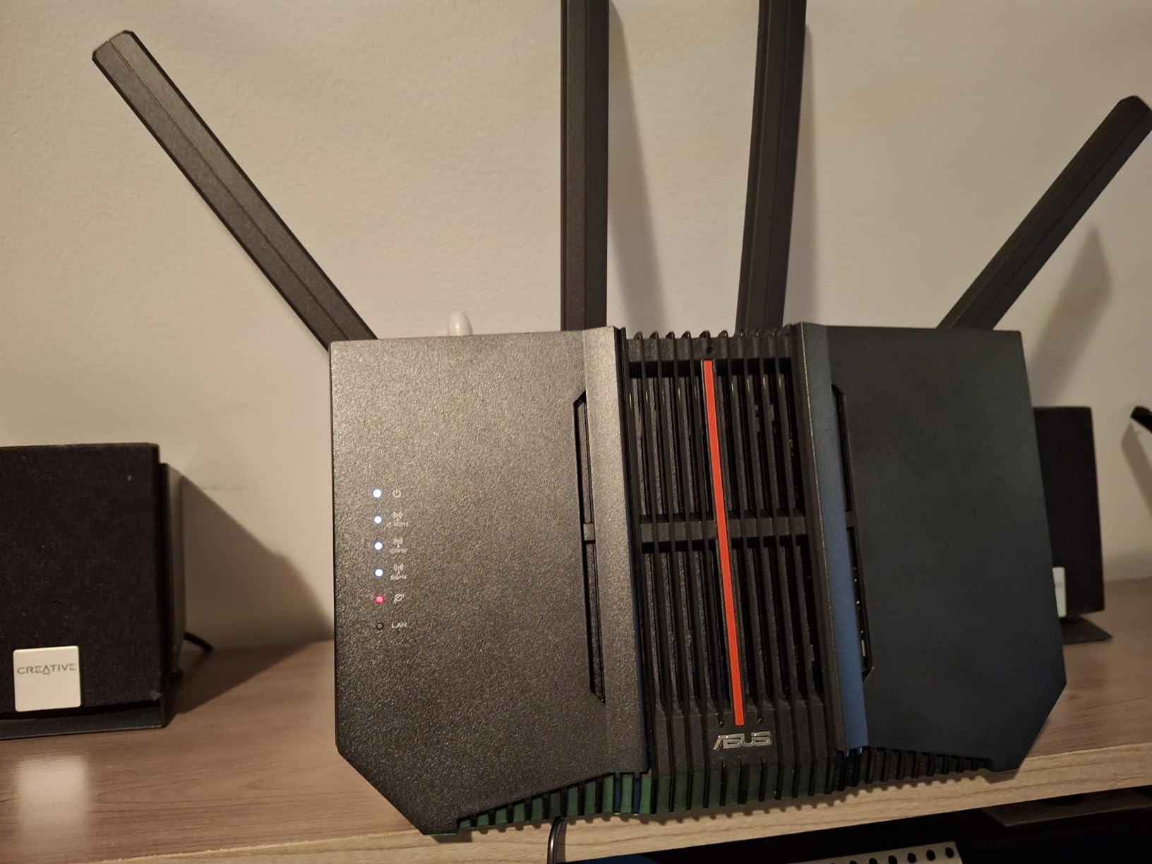 ASUS RT-BE9700 WiFi 7 Router - Tri-Band (6GHz), 9.7 Gbps, x2 WAN, Mesh | Coverage up to 2,500 Sq. Ft., Subscription Free Network Security, Parental Controls Included, 2.5G Port x4, VPN support customer photo 2