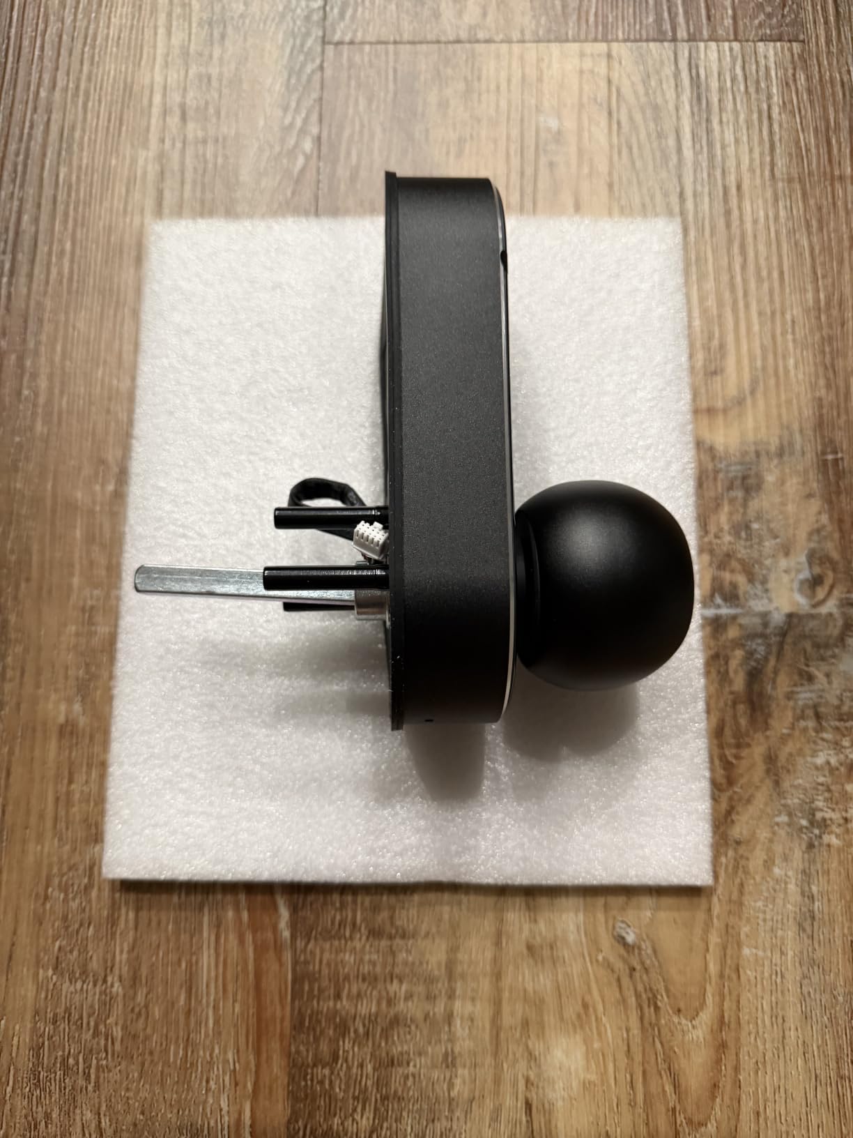 DESLOC D212 Fingerprint Door Knob Lock, Built in WiFi, 8-Month Battery | Easy Install, App Control, Auto Lock, works with Alexa Google Assistant, Keyless Entry Handle for Front door, Black customer photo 2