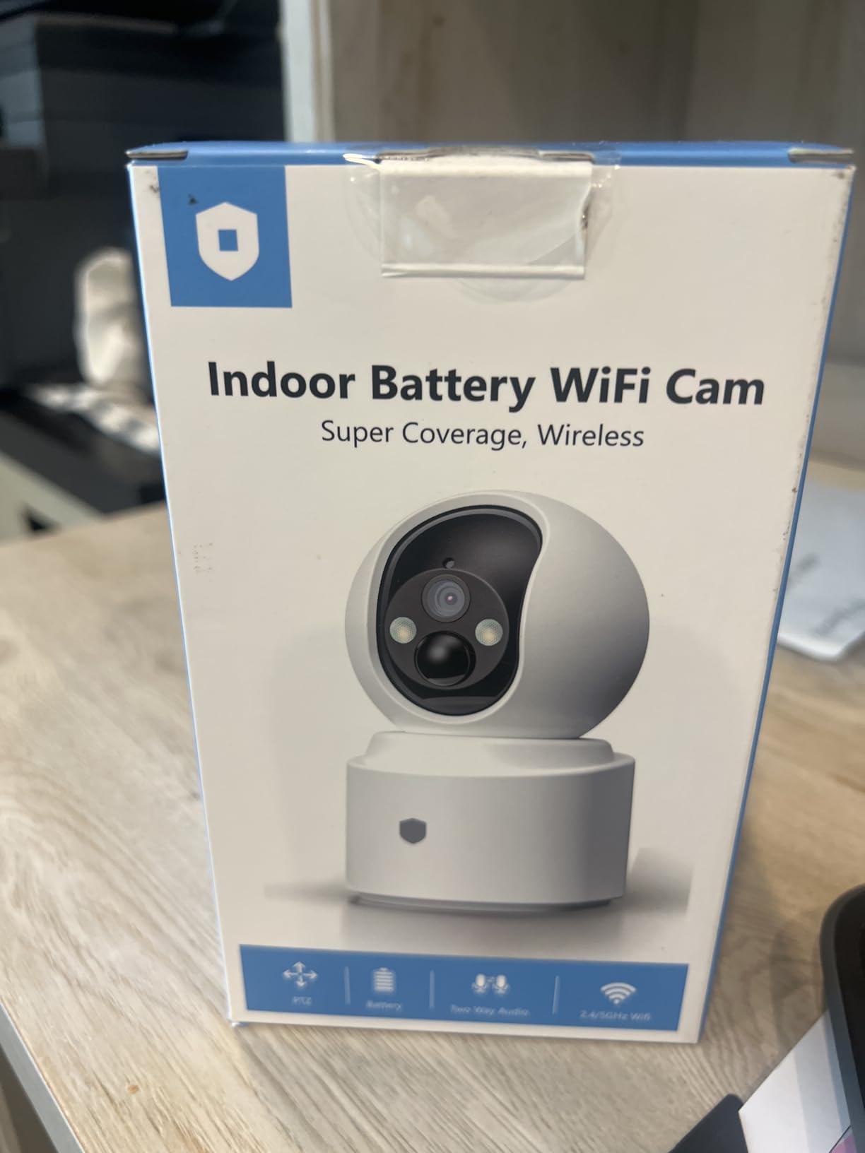 Noonkey Battery Powered Wireless Indoor Security Camera, 4MP HD Pan/Tilt Pet Camera w/ 6000mAh Rechargeable, 5G&2.4G WiFi 6,Motion Detection, Color Night Vision, 2-Way Talk, Home/Pet/Baby Monitoring customer photo 2