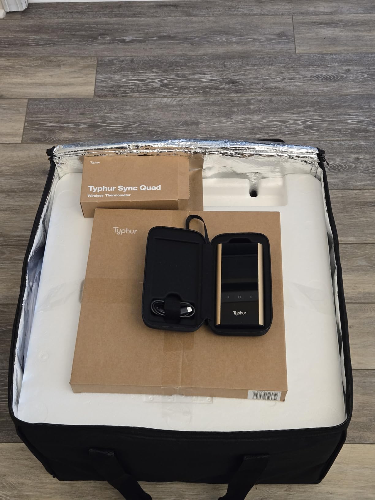 Typhur Sync Gold Dual Wireless WiFi Meat Thermometer with Carrying Case | 2 Probes, 6 Sensors, ±0.5℉ Accuracy, 10X Stronger Signal, Reliable Reading Through Kamado Grill BBQ Oven Smoker Air Fryer customer photo 2