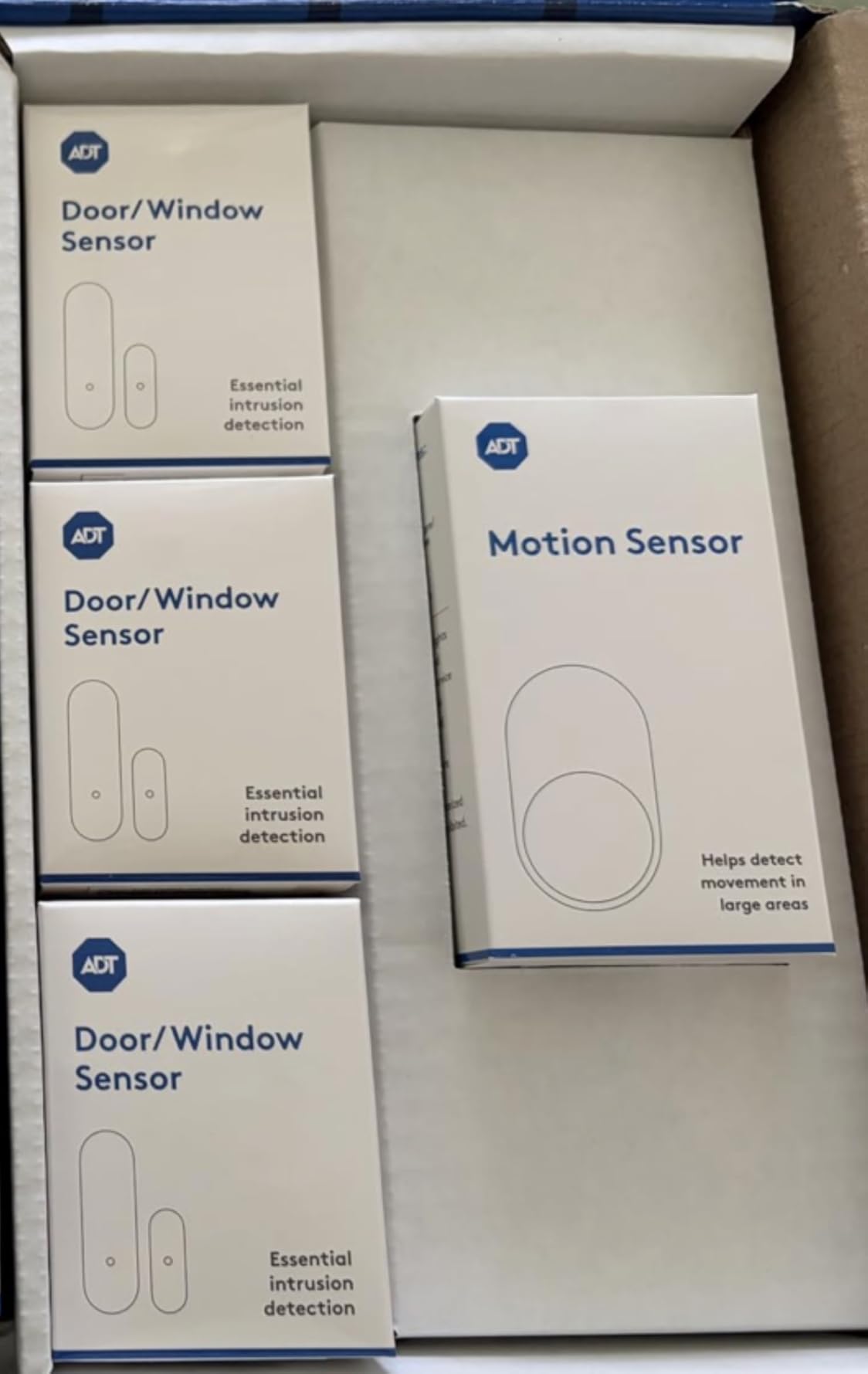 ADT Blu Home Security System Starter Kit, DIY Wireless Alarm, Plan Required | Door and window sensors, Motion detector, For house and apartment, Easy install, ADT+ App control customer photo 1