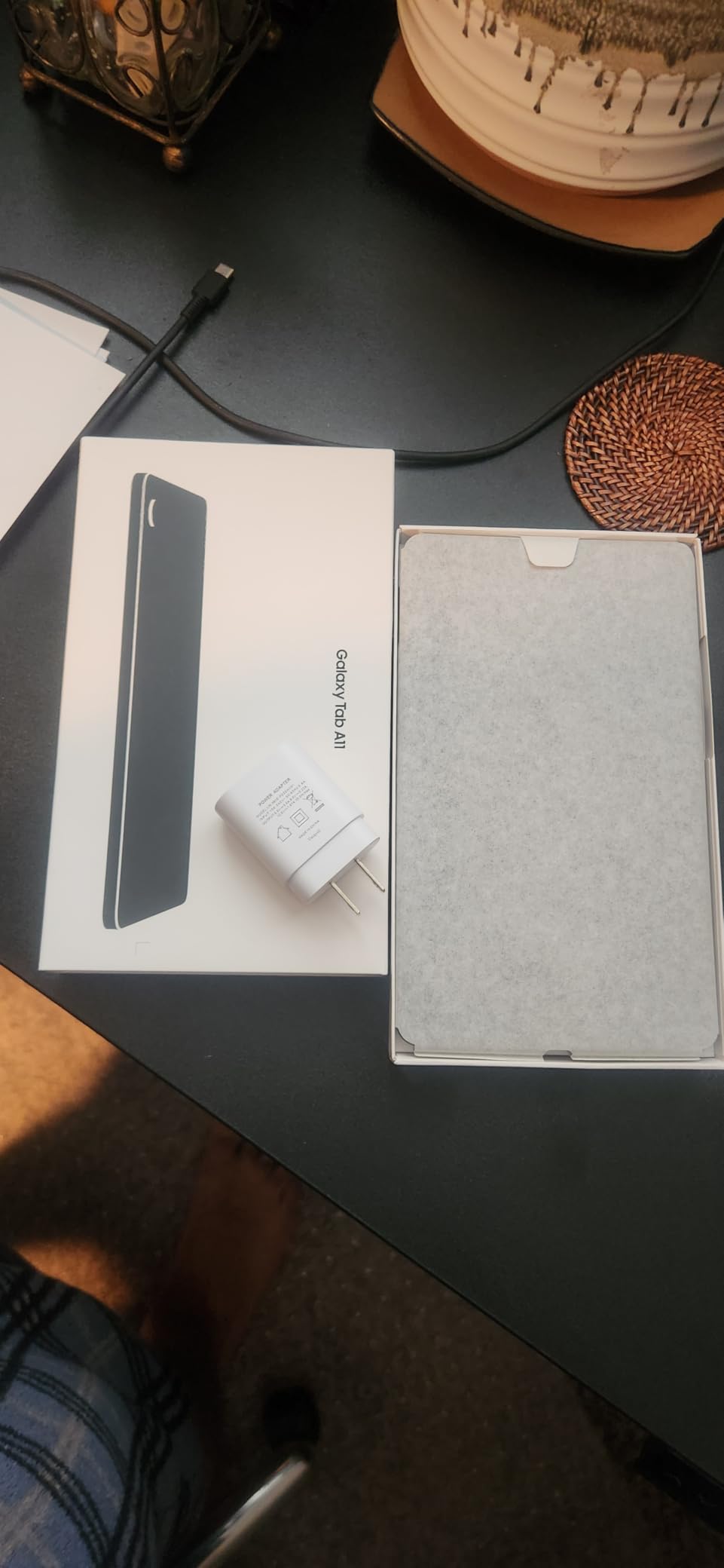 Samsung Galaxy Tab A11 (SM-X133), 64GB 4GB Ram, WiFi Only, International Version (25W Fast Charger Bundle, Gray) customer photo 1