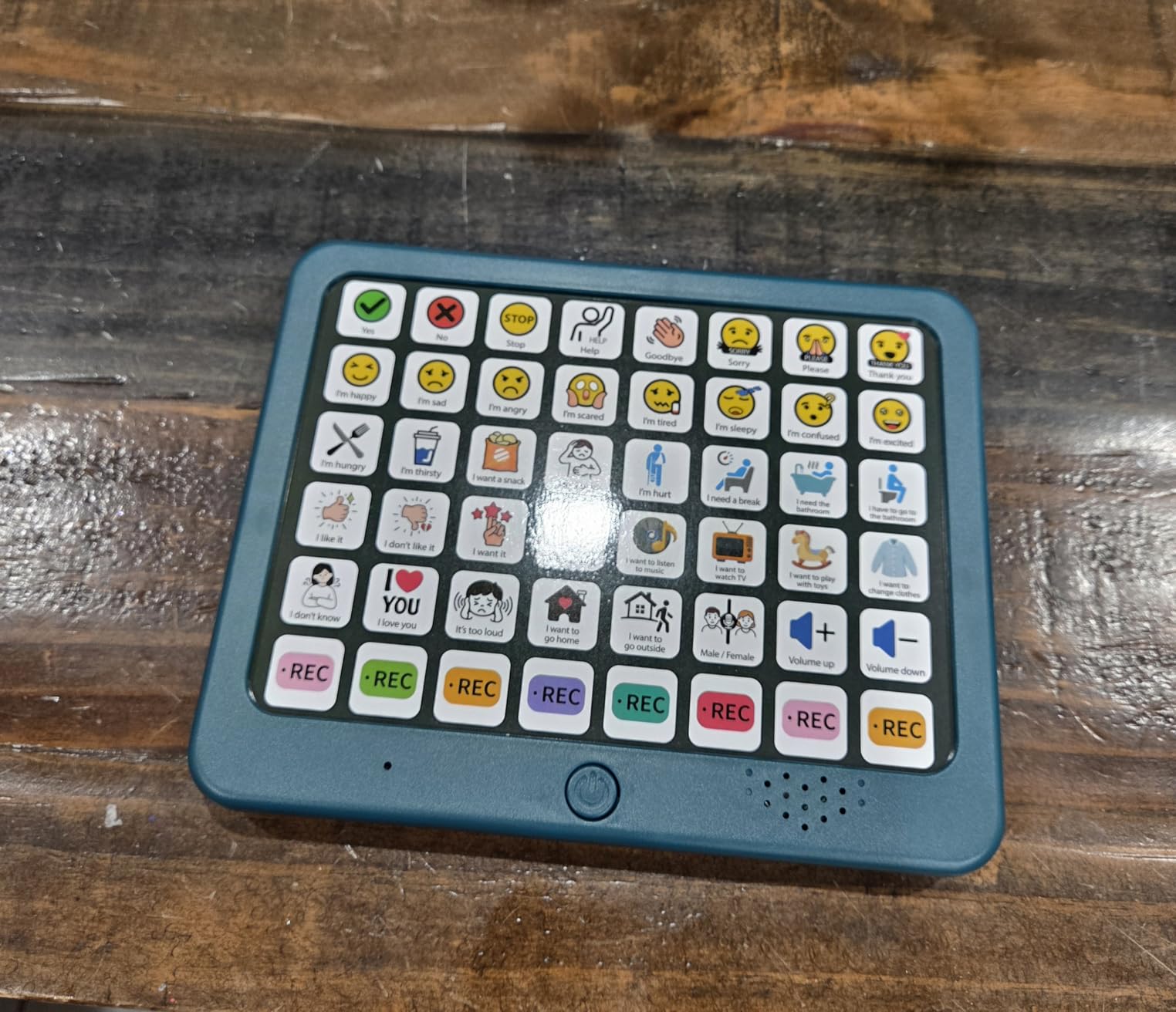 AAC Communication Board for Autism, AAC Device for Nonverbal Kids & Adults | 37 Preloaded Buttons, 8 Recordable Keys, Speech Therapy Communication Aid, Male/Female Voice customer photo 2