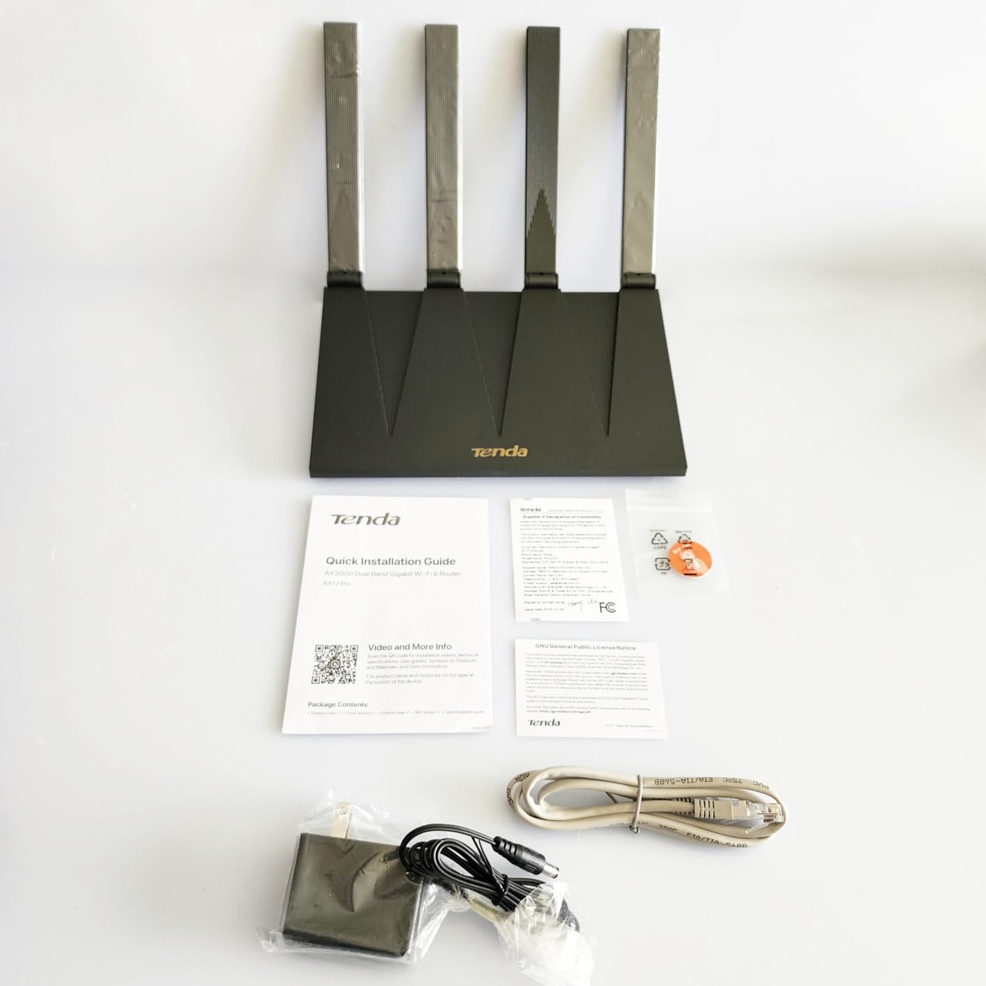 Tenda AX3000 WiFi 6 Router,Dual-Band Gigabit Wireless Internet Router, Mesh & AP Mode, Built-in VPN, NFC Tap-to-Connect, OFDMA MU-MIMO, Secure IoT Network for Home Gaming & 4K Streaming(RX12 Pro V3.0) customer photo 2