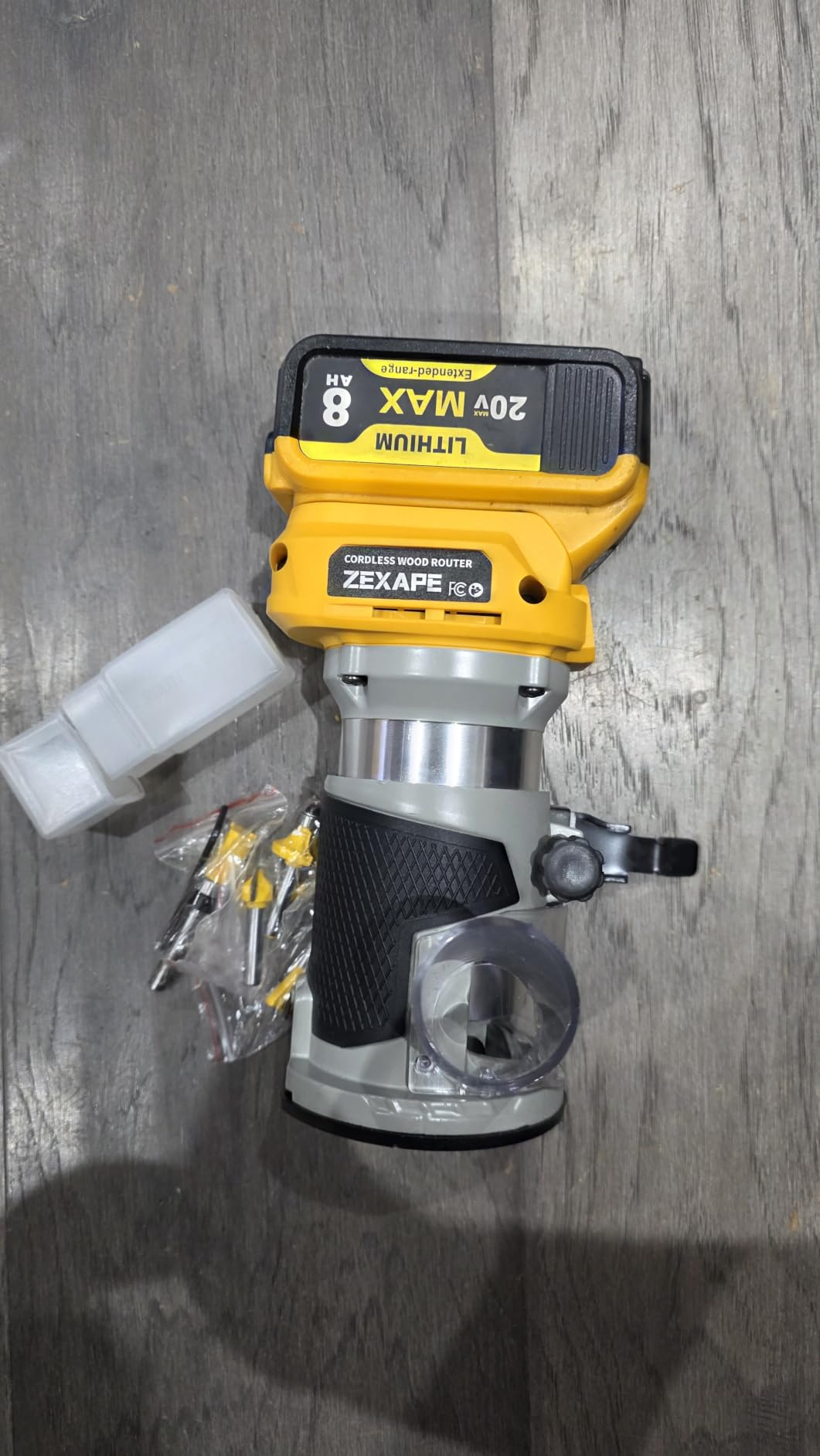 Cordless Compact Router Compatible with Dewalt 20V Battery(Bare Tool) customer photo 2