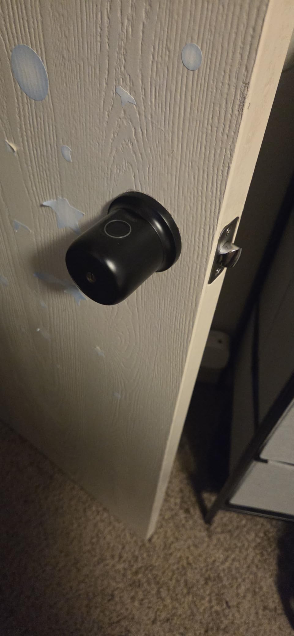 ThorBolt G1 Fingerprint Door Knob Lock with Keypad, Black customer photo 2