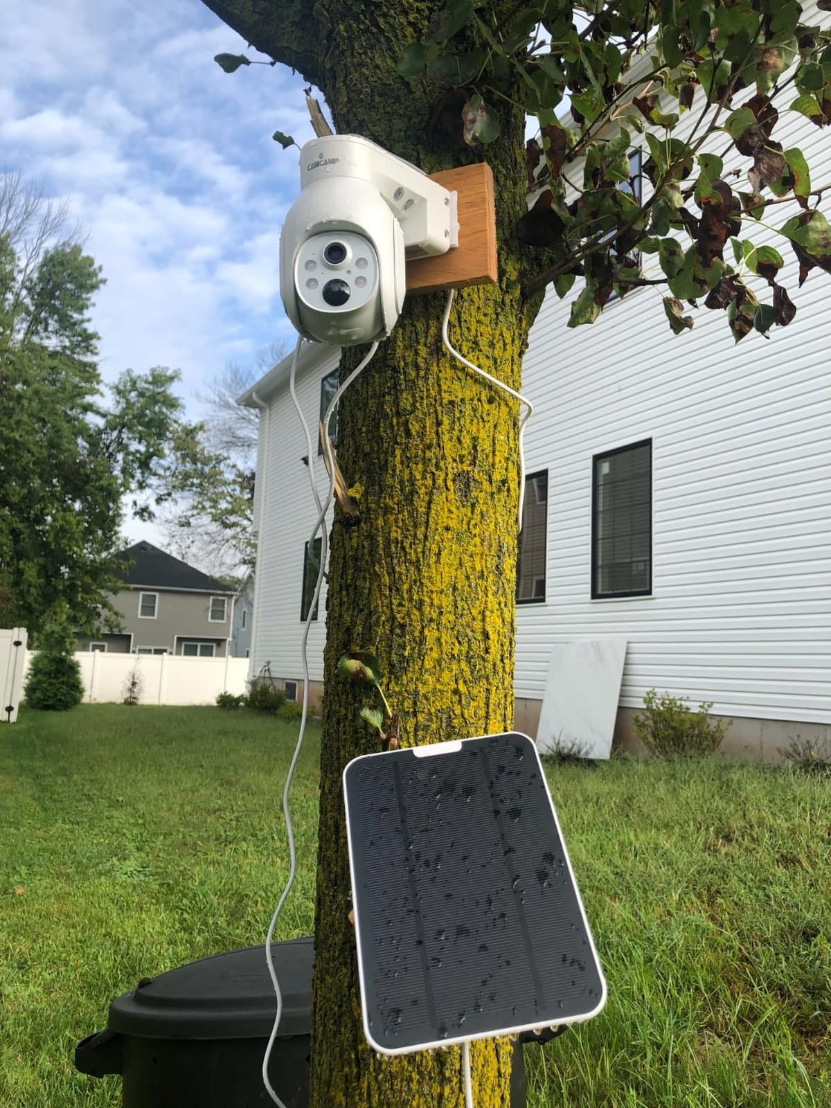 Camcamp Solar Security Cameras Wireless Outdoor, Dual-Lens Camera System, 4 Wireless Cameras 8 Views for Home Security, 10CH NVR with 500GB HDD, 360° PTZ, No Monthly Fee, 2K Color Night Vision customer photo 2