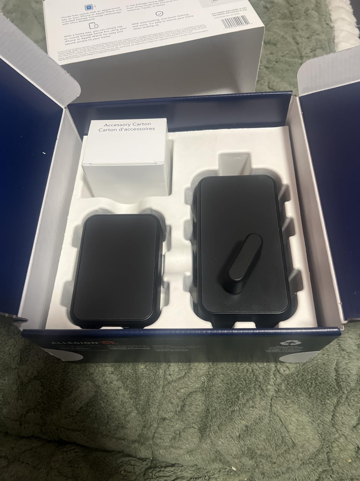 Schlage Sense Pro UWB Smart Deadbolt Lock, Hands-Free Unlock, Matte Black - Matter over Thread customer photo 1