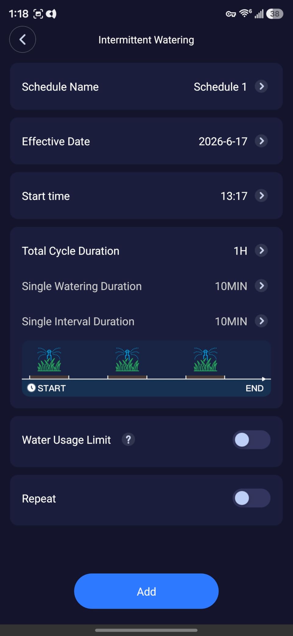 GoveeLife H5901 Smart WiFi Sprinkler Timer with Gateway, 1 Water Outlet | 1640ft Gateway-Device Range, App Remote Control, Weather Adaptive, Brass Connectors, IP67, 2Yr Battery, for Garden/Lawn/Yard customer photo 1