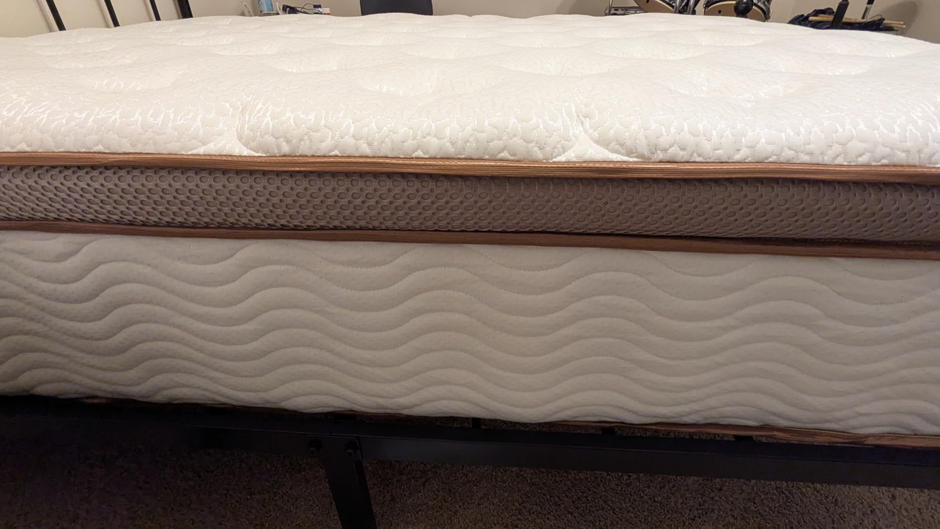 BedStory Hybrid Mattress Queen 13 Inch - Zero Motion Transfer with Precision Pocket Springs - Firm Orthopedic Lumbar Hip Support - CertiPUR-US & Oeko-TEX Dual Certified, 365 Nights Trial customer photo 1