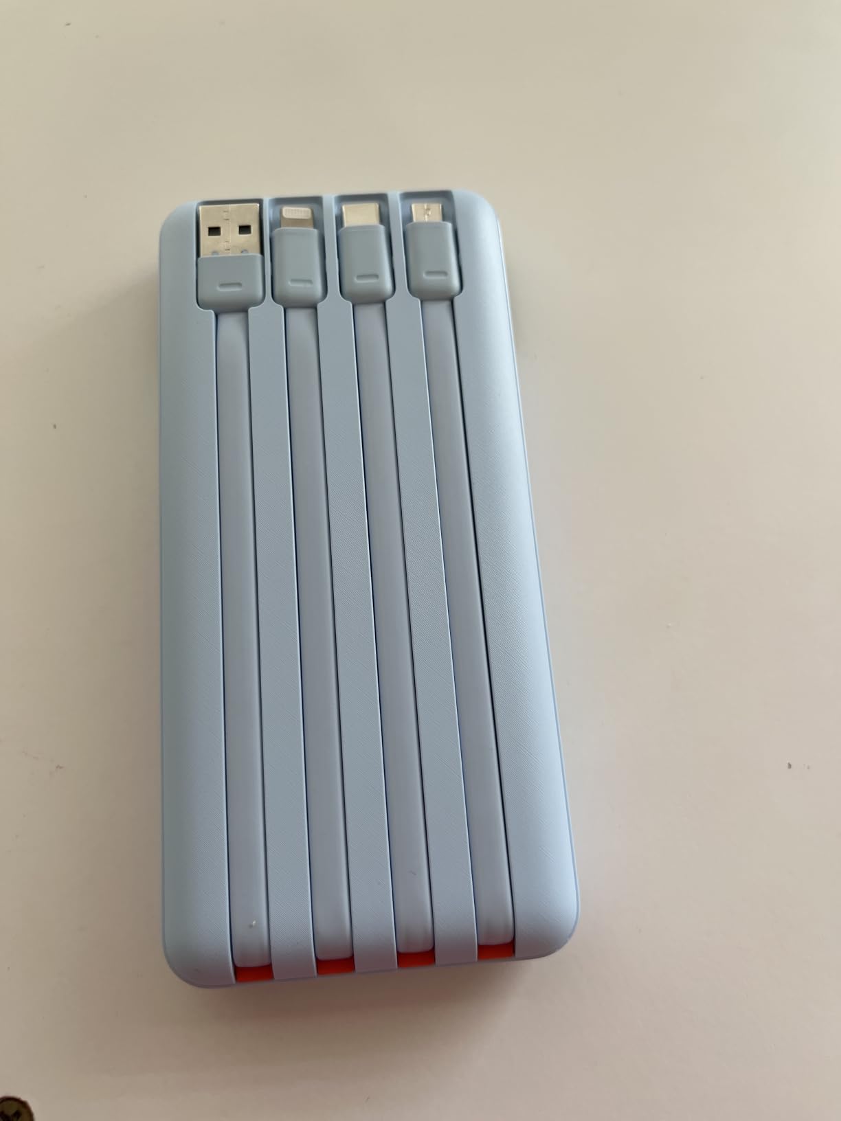 charmast Portable Charger Power Bank with Reinforced Built-in 4 Cables customer photo 1