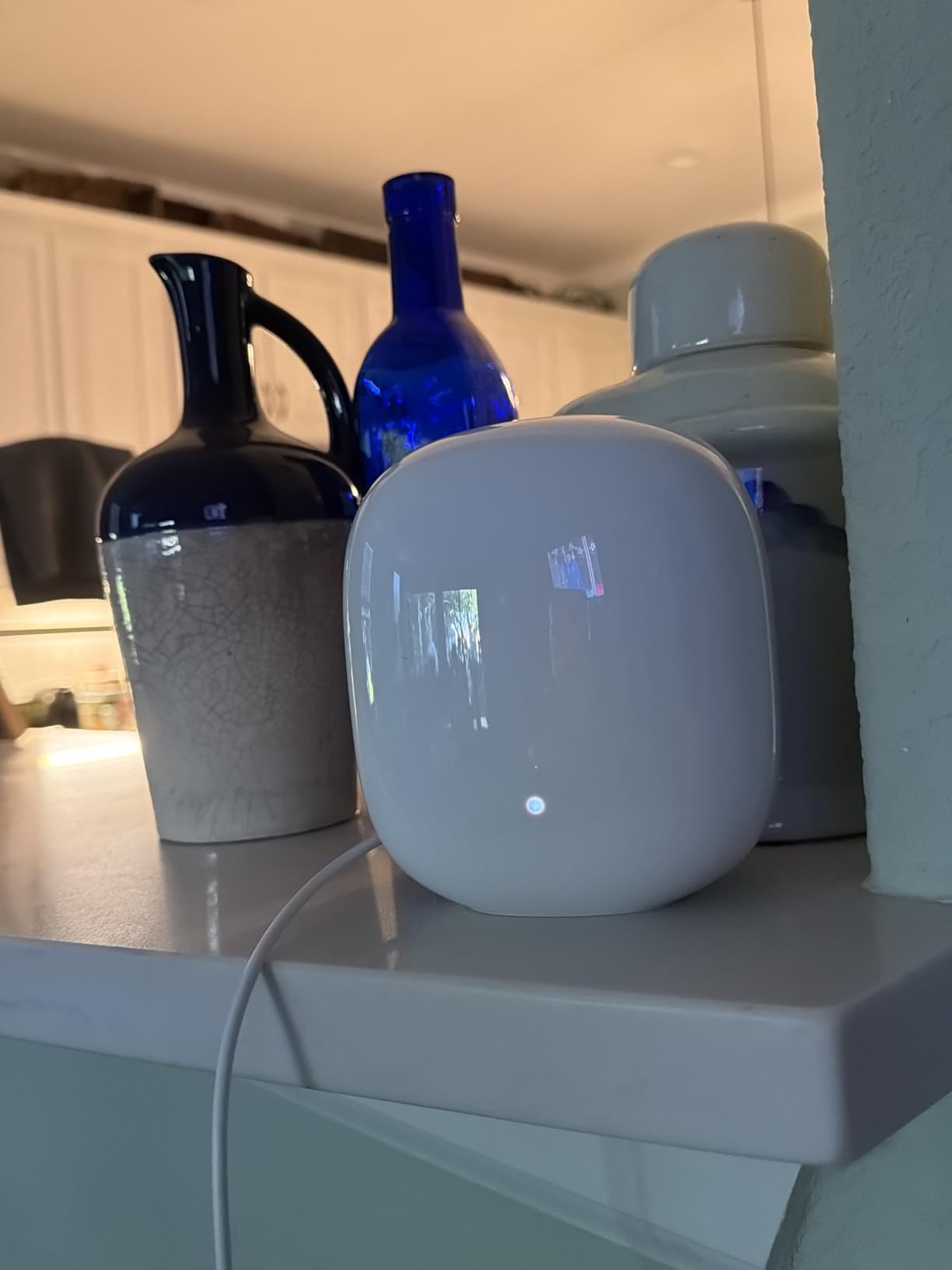 Google Nest WiFi Pro - Wi-Fi 6E - Reliable Home Wi-Fi System with Fast Speed and Whole Home Coverage - WPS - Mesh Router - Non-Retail Packaging - Fog customer photo 1