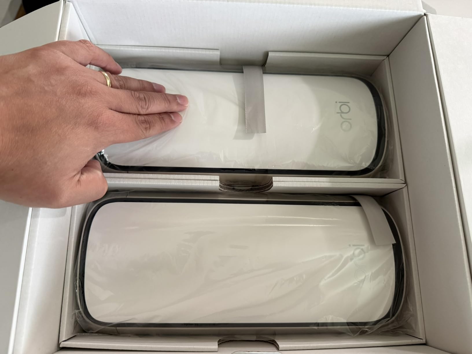 NETGEAR Orbi 970 Series (2026 Release) WiFi 7 Mesh System, 3 Pack | Up to 10,000 sq ft, Up to 27 Gbps, 200 Devices, Easy Set Up, Quad-Band, 10 Gig Port, Router + 2 Satellite Extenders, RBE973 customer photo 1