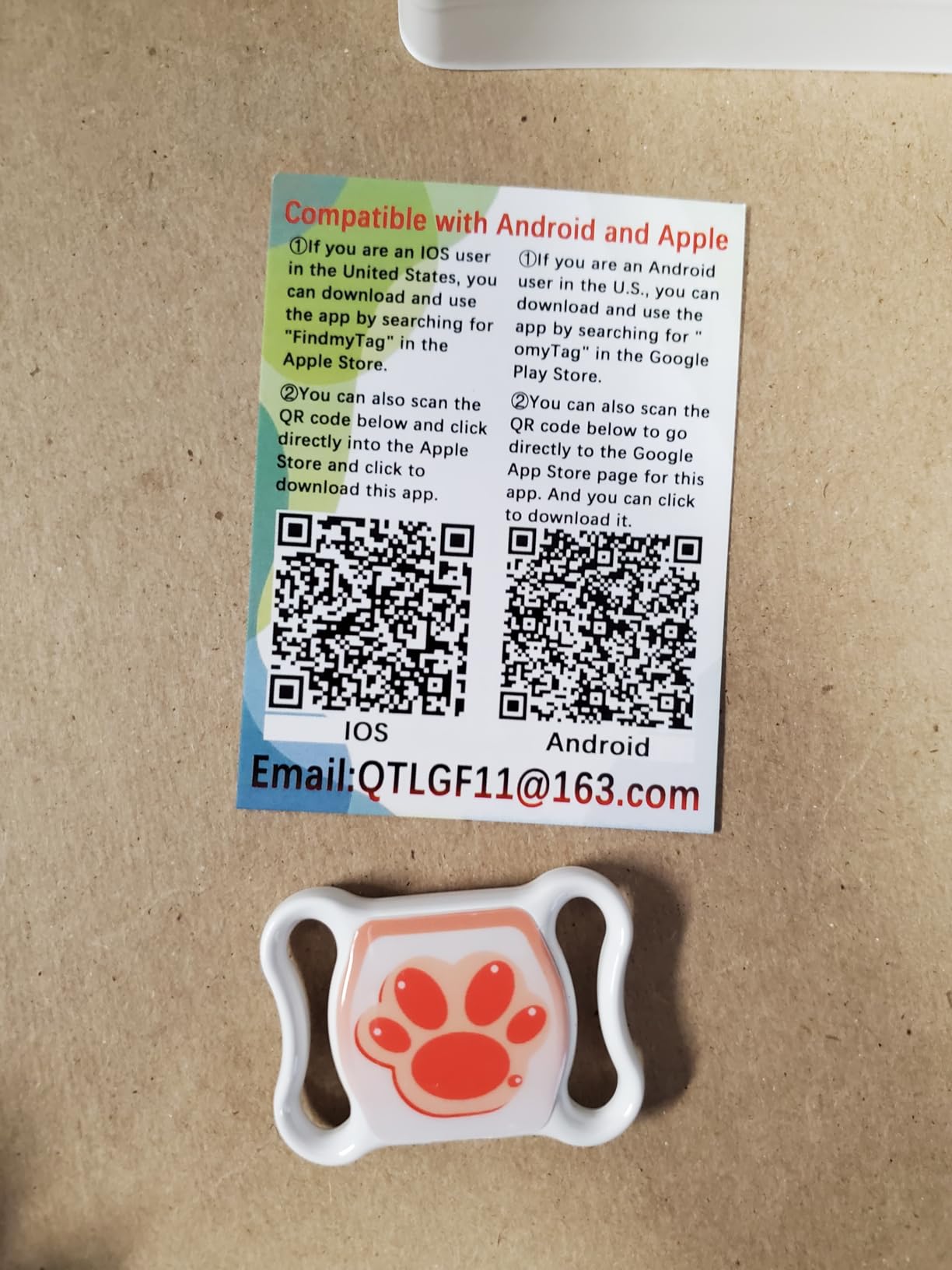 GPS Tracker for Dogs, Smart Collar with Real-Time Locator with Holder | Pet Location Tracker, No Monthly Fee/No SIM Card, for Android and iOS, Ultra-Slim, IP68 Waterproof, Reliable customer photo 2