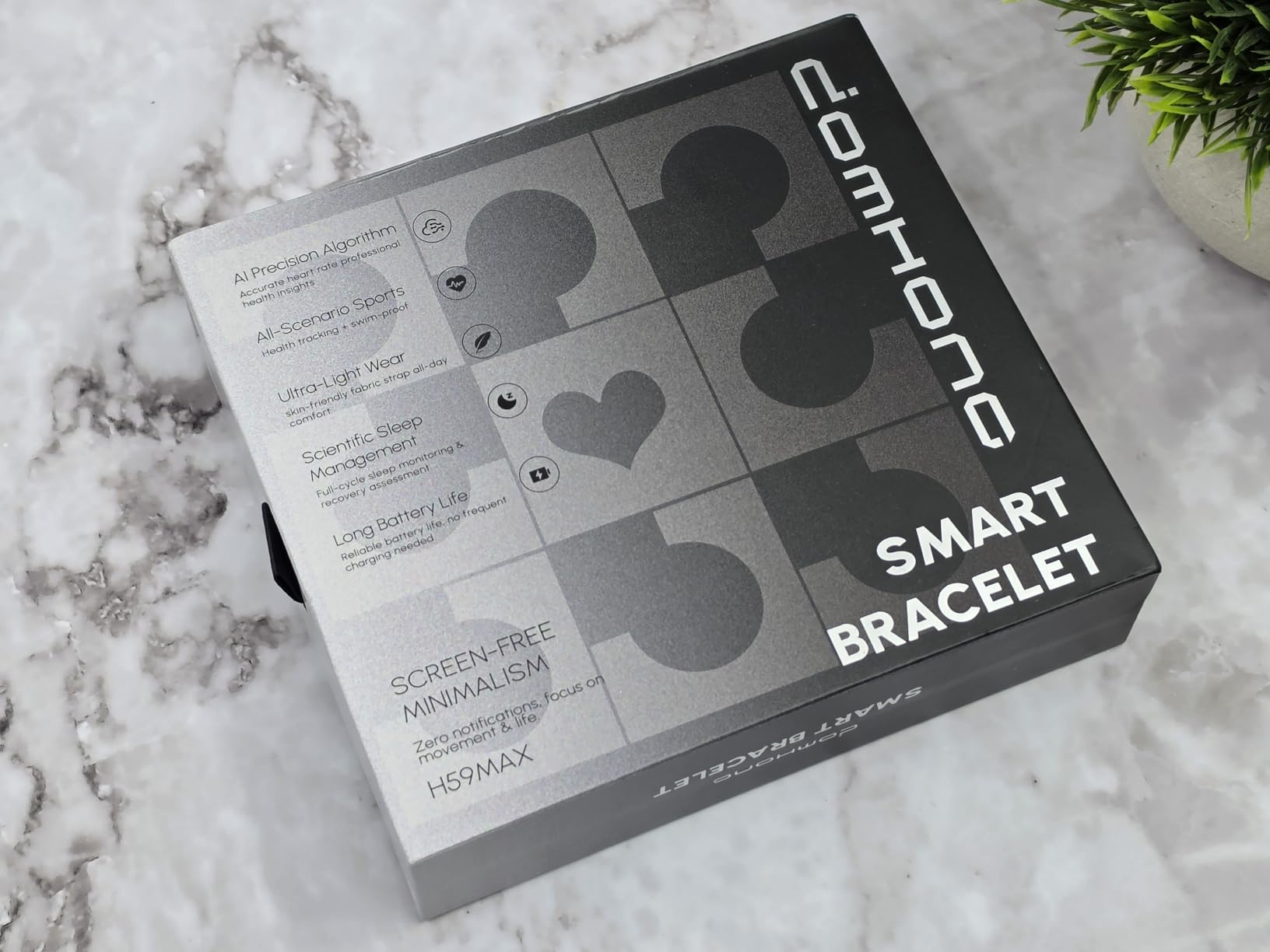Screenless Fitness Smart Bracelet,24/7 Sleep & Health Tracker customer photo 2
