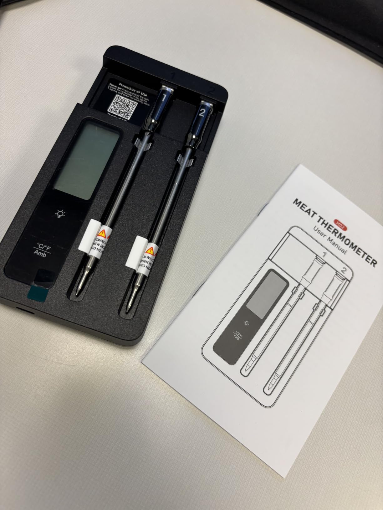 Smart Wireless Meat Thermometer, 2 Probes, WiFi Base with Magnetic Mount customer photo 2
