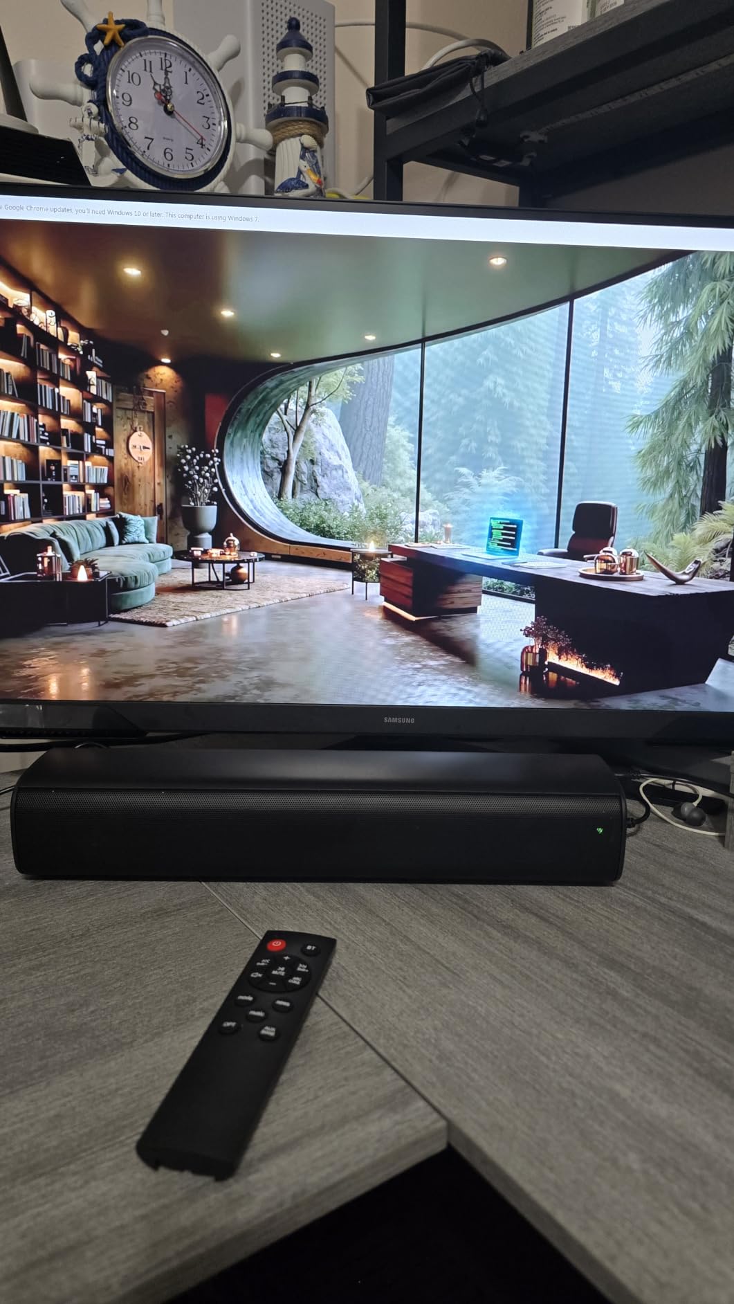 Sound Bar with Wired Subwoofer for TV, 70W 2.1 Channel Soundbar | 14