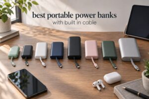 best portable power banks with built in cable