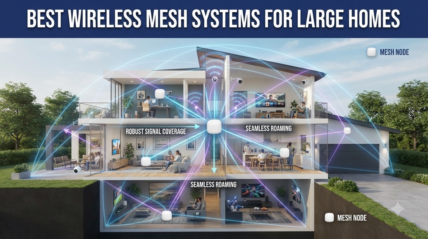 best wireless mesh systems for large homes