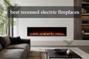 best recessed electric fireplaces