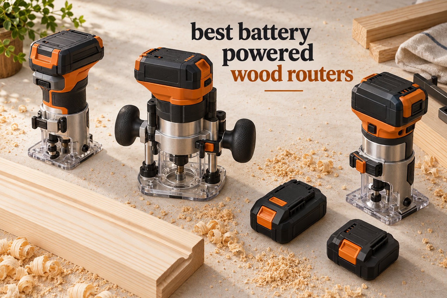 best battery powered wood routers