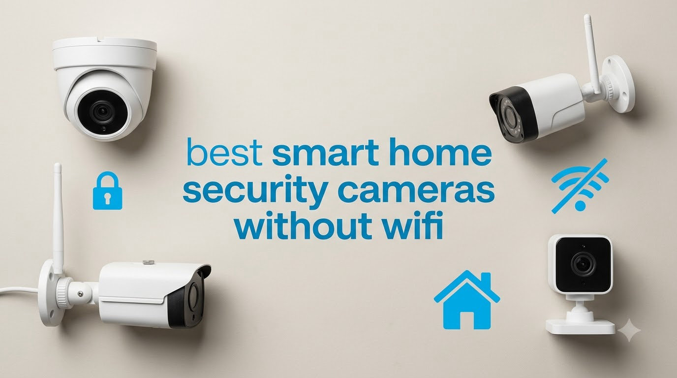 best smart home security cameras without wifi