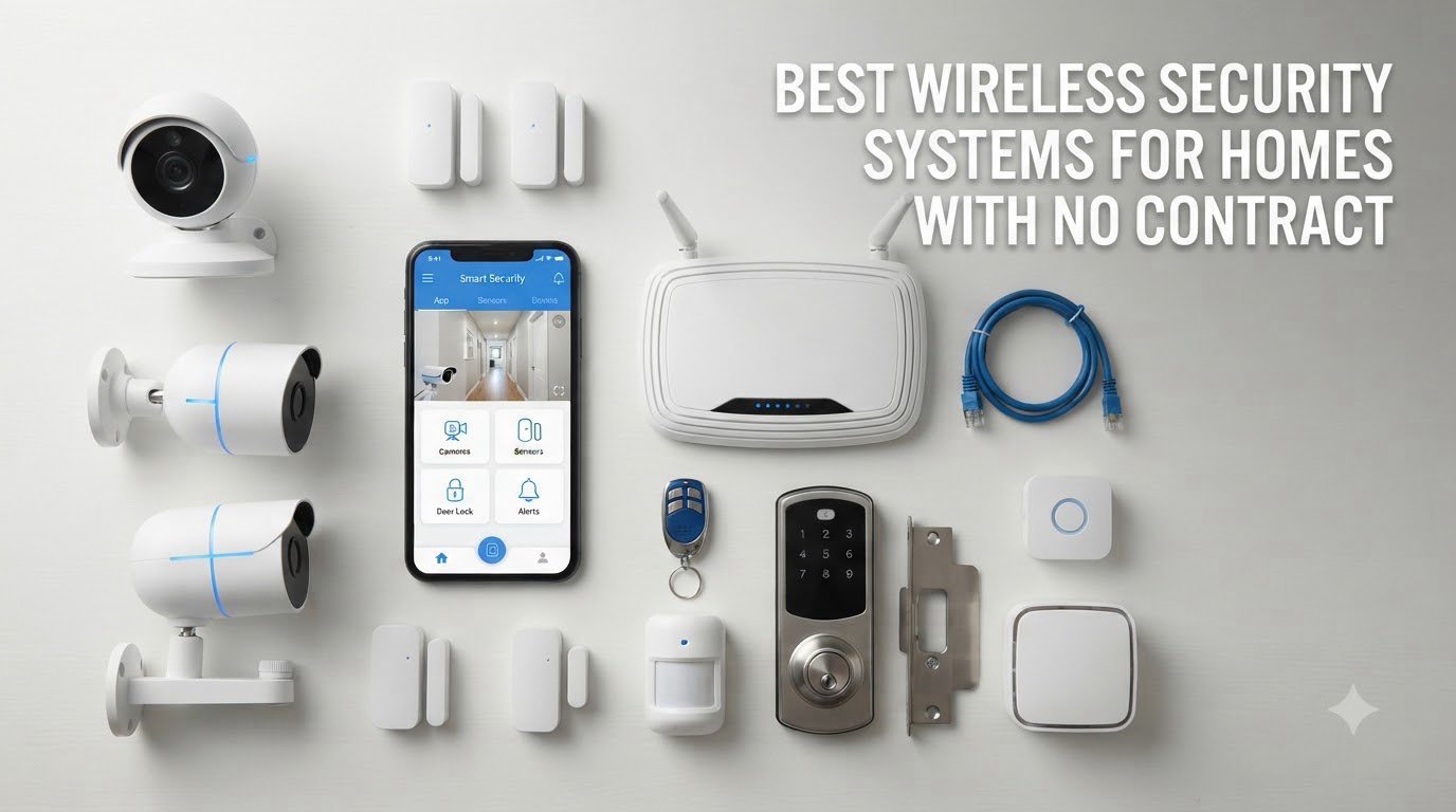 best wireless security systems for homes with no contract