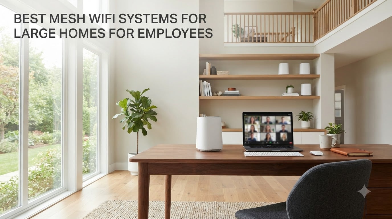 best mesh wifi systems for large homes for employees