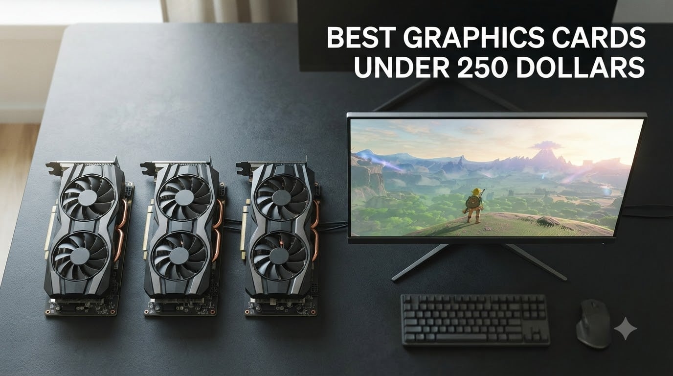 best graphics cards under 250 dollars
