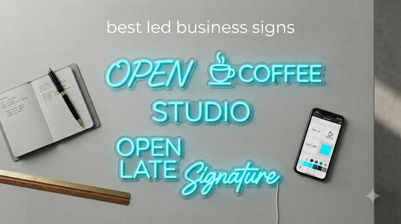 best led business signs