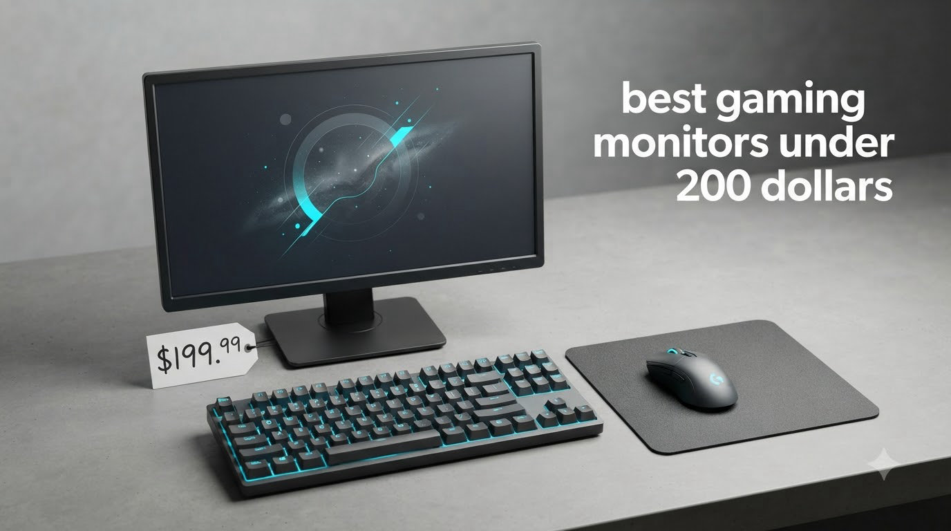 best gaming monitors under 200 dollars