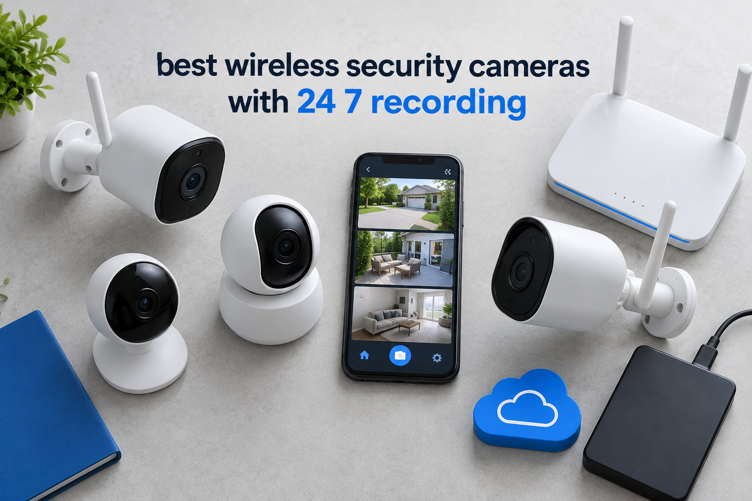 best wireless security cameras with 24 7 recording