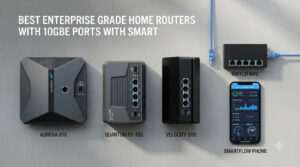 best enterprise grade home routers with 10gbe ports with smart