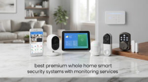best premium whole home smart security systems with monitoring services