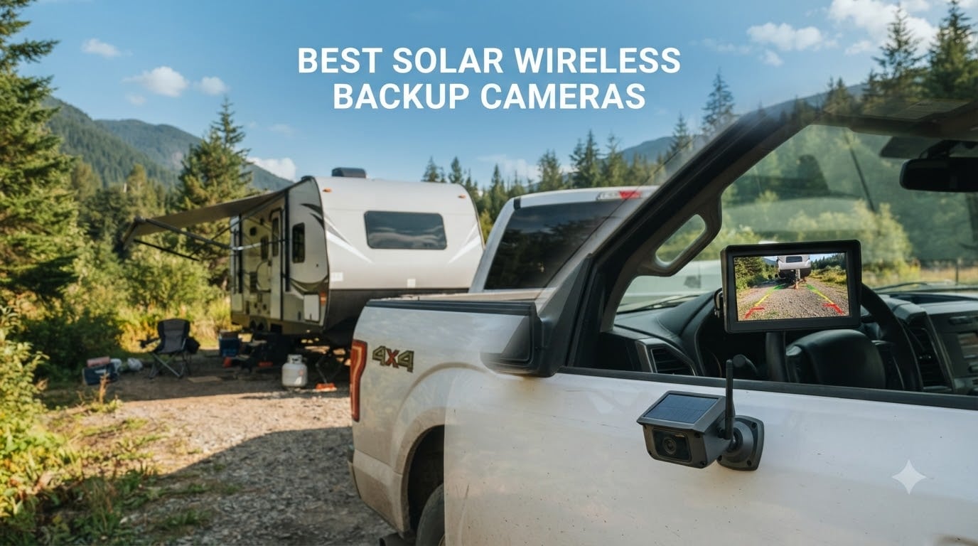 best solar wireless backup cameras