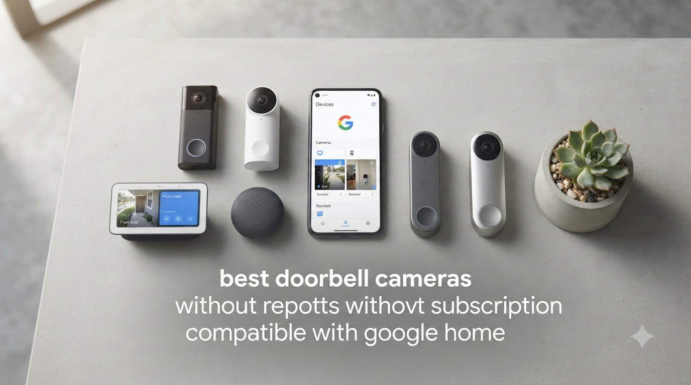best doorbell cameras without subscription compatible with google home