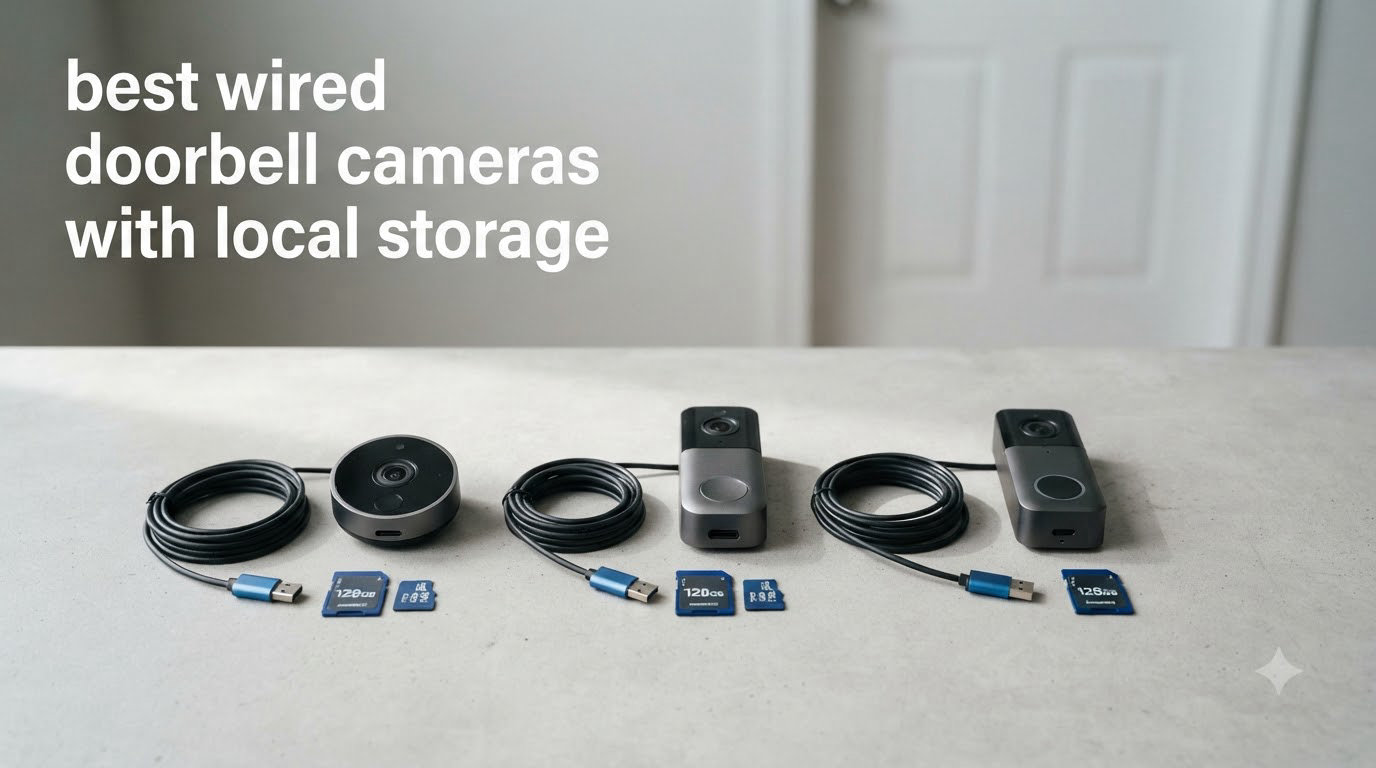 best wired doorbell cameras with local storage