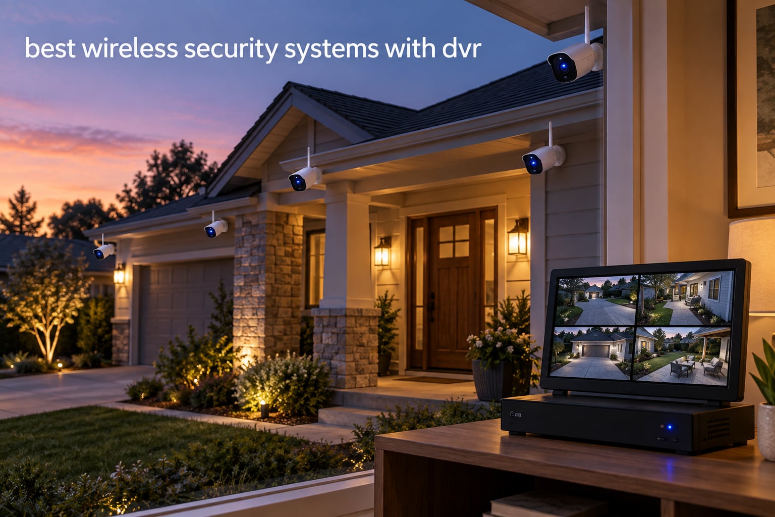 best wireless security systems with dvr