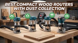 best compact wood routers with dust