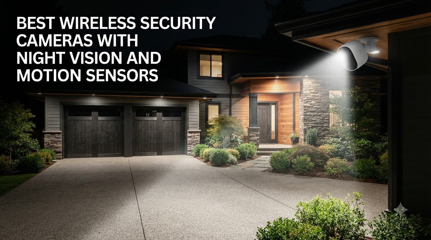 best wireless security cameras with night vision and motion sensors