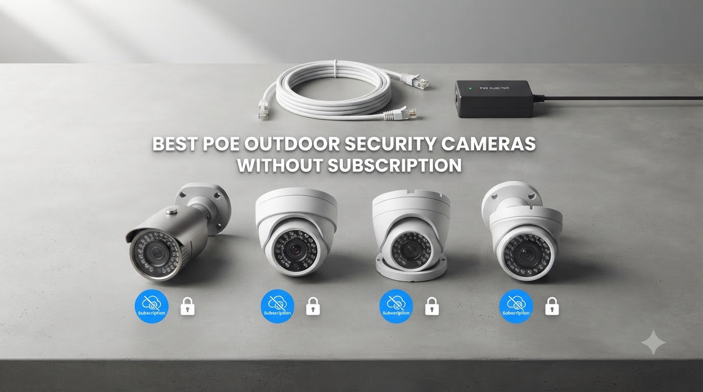 best poe outdoor security cameras without subscription