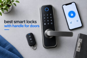 best smart locks with handle for doors